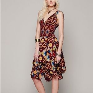 Free People Bandhani Wisteria midi dress XS